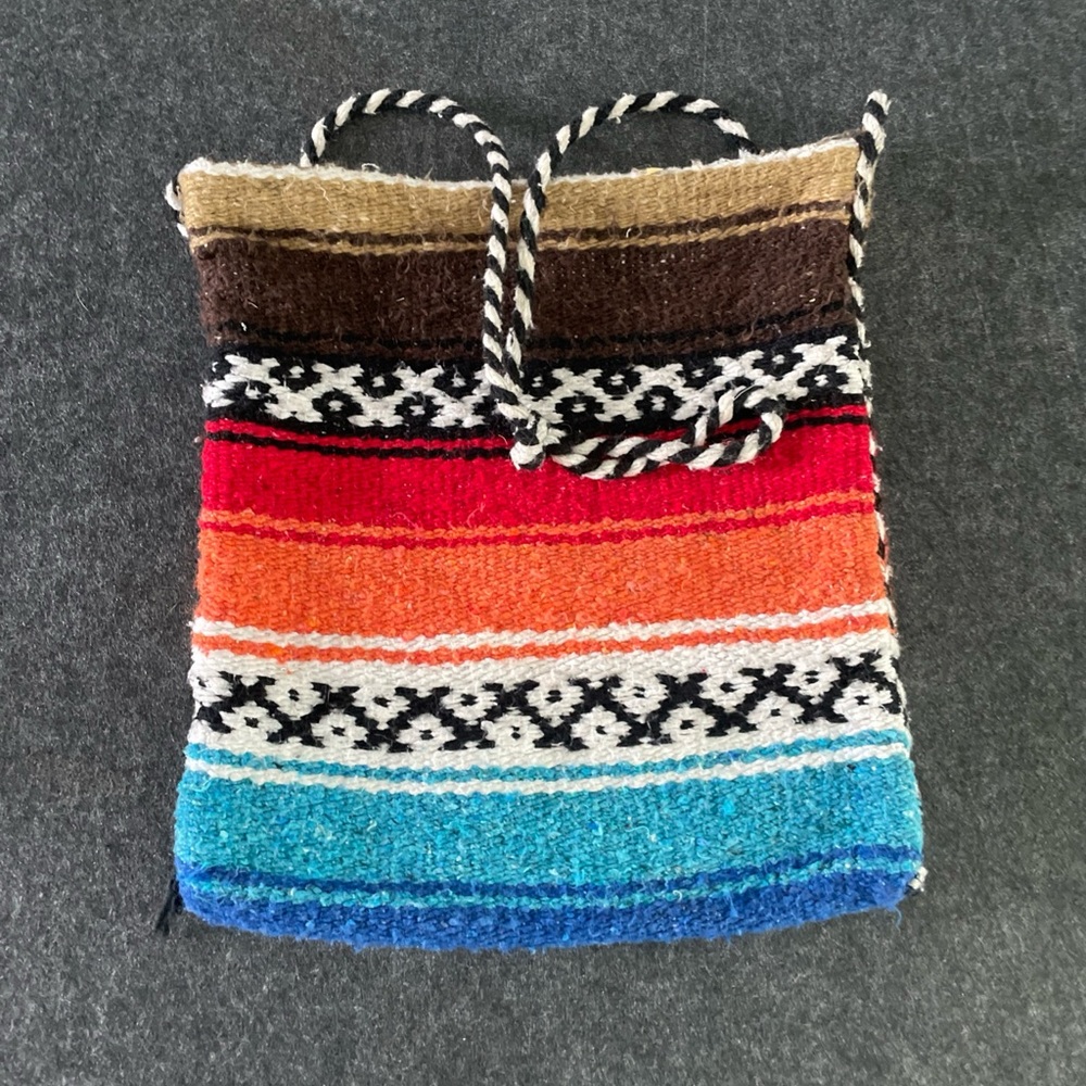 Colorful Woven Tote Bag